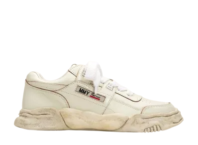 Maison MIHARA YASUHIRO PARKER OG Sole Wrinkled Leather Low-top Sneaker "White"