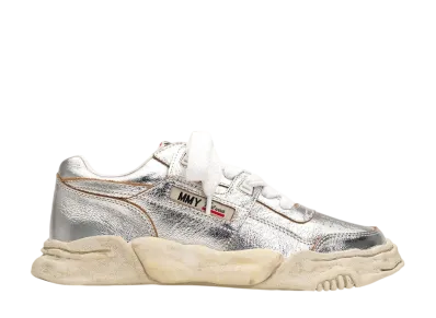 Maison MIHARA YASUHIRO PARKER OG Sole Wrinkled Leather Low-top Sneaker "Silver"