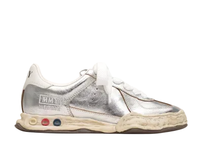 Maison MIHARA YASUHIRO HERBIE OG Sole Wrinkled Leather Low-top Sneaker "Silver"