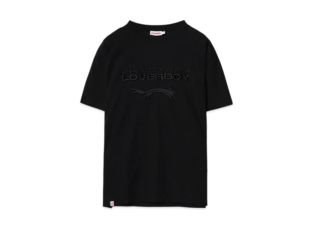 Charles Jeffrey Loverboy LOGO TEE"BLACK"