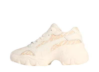 Puma Women's Pulsar Wedge Monogram "Frosted Ivory/Canvas/Light Sand"