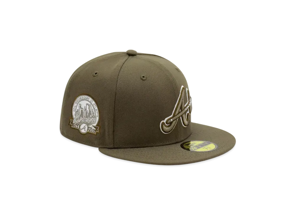 NEW ERA x THE CAP 'Moss Stream' 59Fifty Atlanta Braves "Moss"