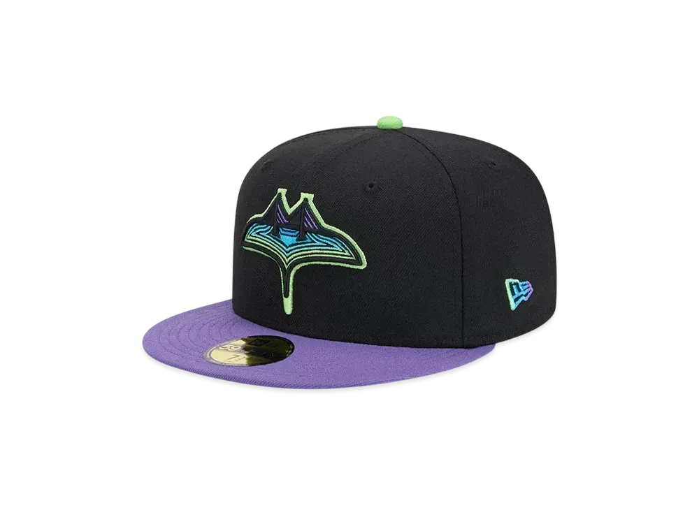 NEW ERA 59Fifty On Field 2025 MLB City Connect Tampa Bay Rays "Black"