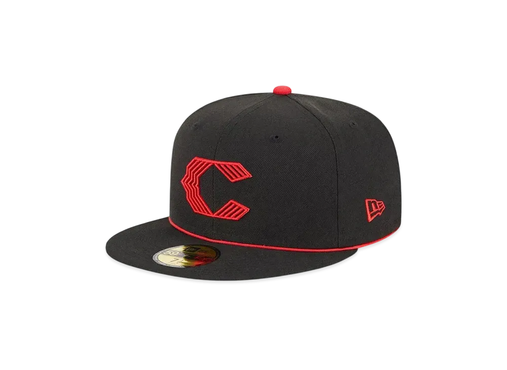 NEW ERA 59Fifty On Field 2025 MLB City Connect Cincinnati Reds "Black"