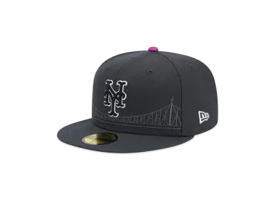 NEW ERA 59Fifty On Field 2025 MLB City Connect New York Mets "Graphite"