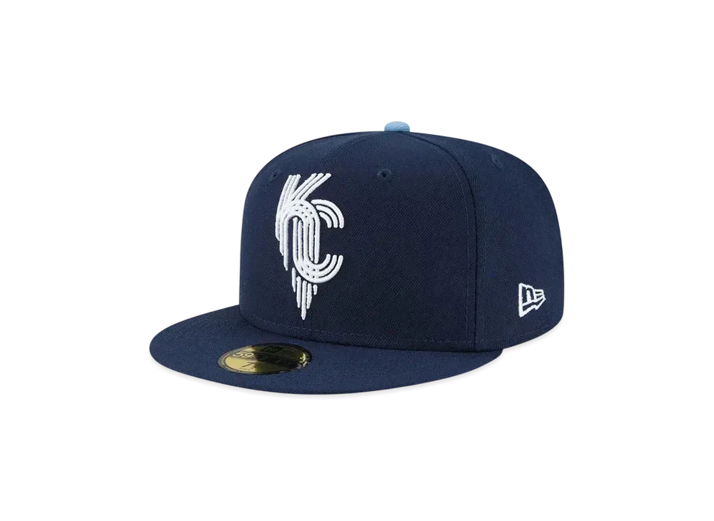 NEW ERA 59Fifty On Field 2025 MLB City Connect Kansas City Royals "Navy"
