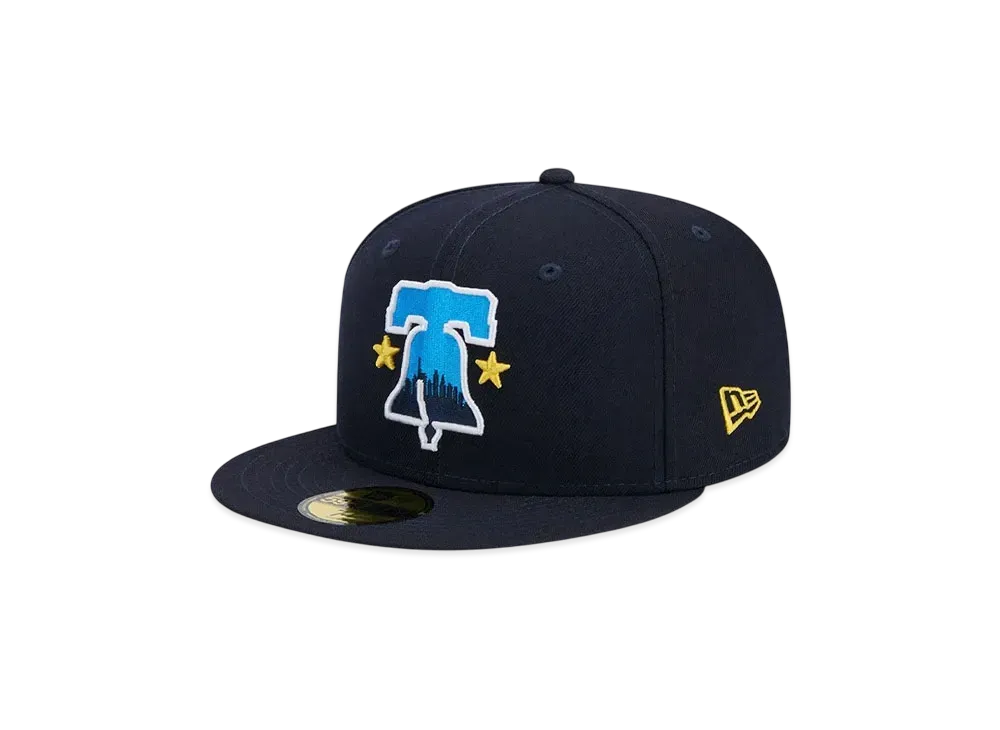 NEW ERA 59Fifty On Field 2025 MLB City Connect Philadelphia Phillies "Navy"