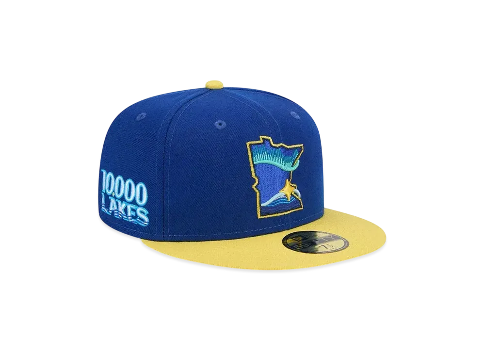 NEW ERA 59Fifty On Field 2025 MLB City Connect Minnesota Twins "Blue/Yellow"