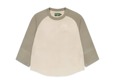 DENIM TEARS Leather Denim Tears University Baseball Shirt "White"