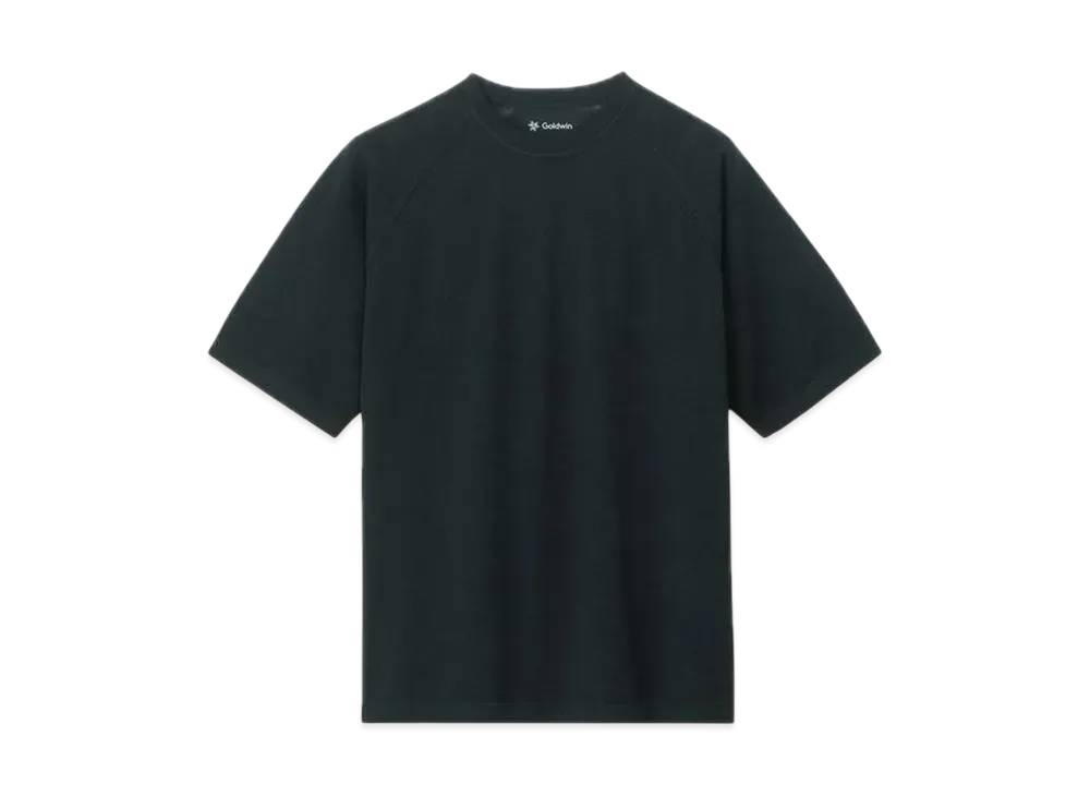 Goldwin Whole Garment Wool Blend Knit T-shirt (Unisex) "Black"