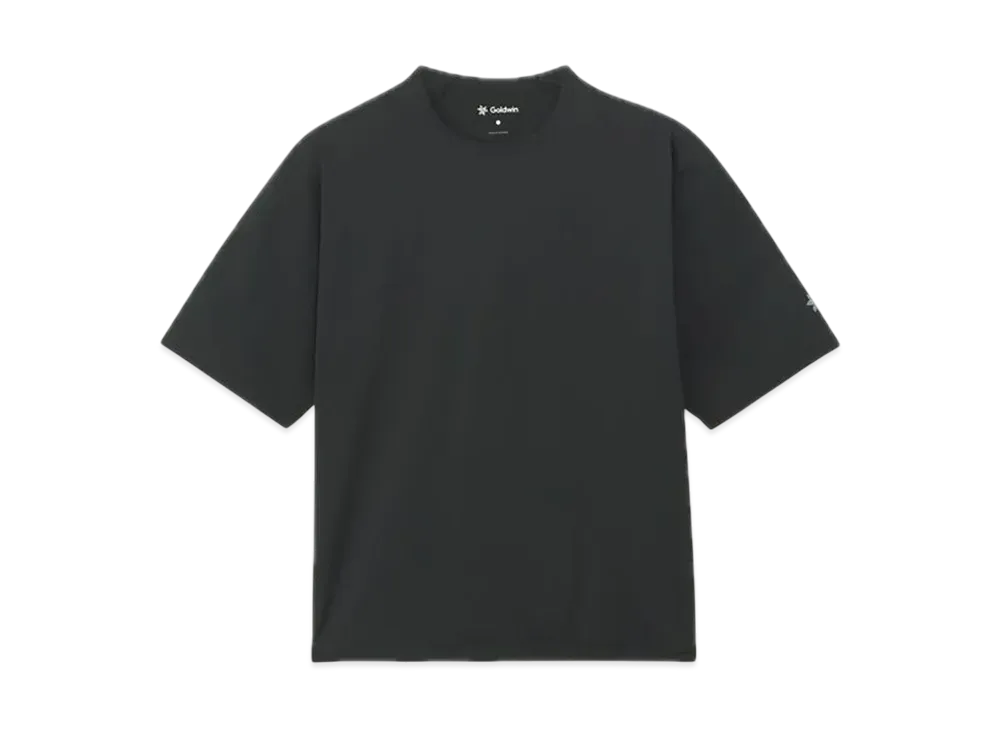 Goldwin High Gauge Shirring T-shirt (Unisex) "Black"