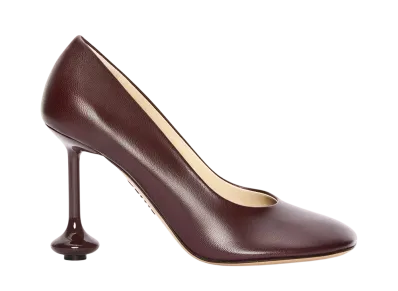 LOEWE Women's Toy Pump in Goatskin "Burgundy"