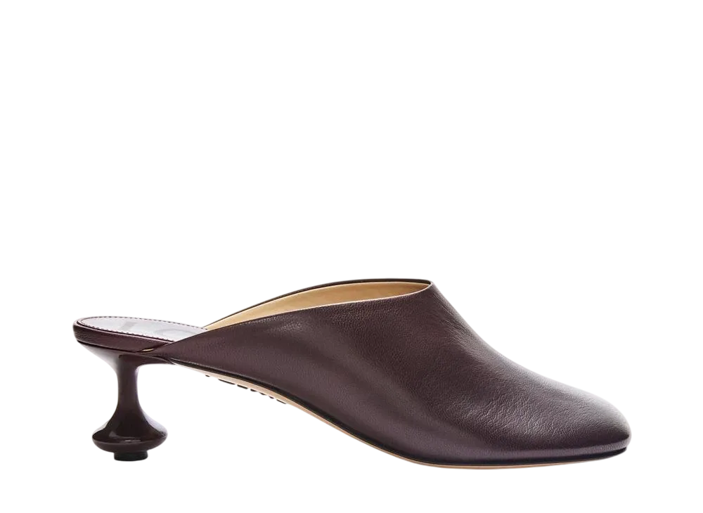 ロエベ ウィメンズ トイ ミュール ゴート "バーガンディ"