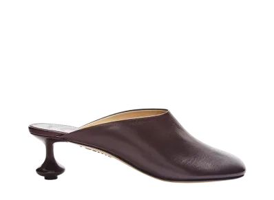 LOEWE Women's Toy mule in goatskin "Burgundy"