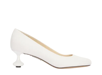 LOEWE Women's Toy pump in goatskin "White"