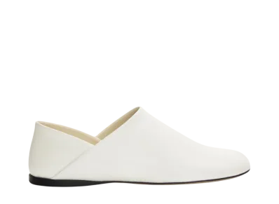 LOEWE Women's Toy slipper in goatskin "White"