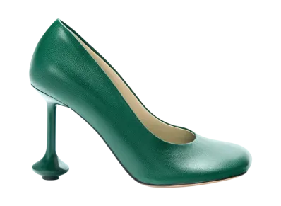 LOEWE Women's Toy pump in goatskin "Forest Green"