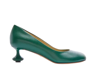 LOEWE Women's Toy pump in goatskin "Forest Green"