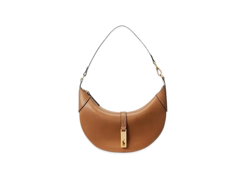 Polo Ralph Lauren Polo ID Calfskin Mini Shoulder Bag "Brown"