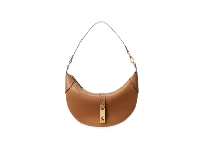 Polo Ralph Lauren Polo ID Calfskin Mini Shoulder Bag "Brown"