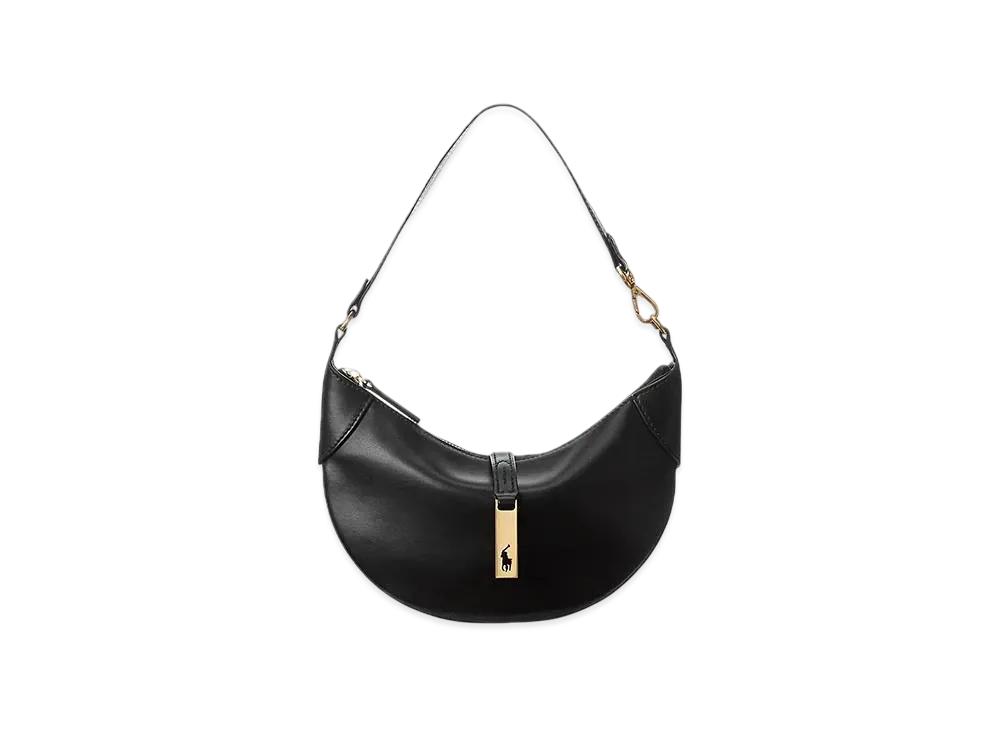 Polo Ralph Lauren Polo ID Calfskin Mini Shoulder Bag "Black"