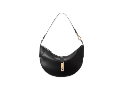 Polo Ralph Lauren Polo ID Calfskin Mini Shoulder Bag "Black"