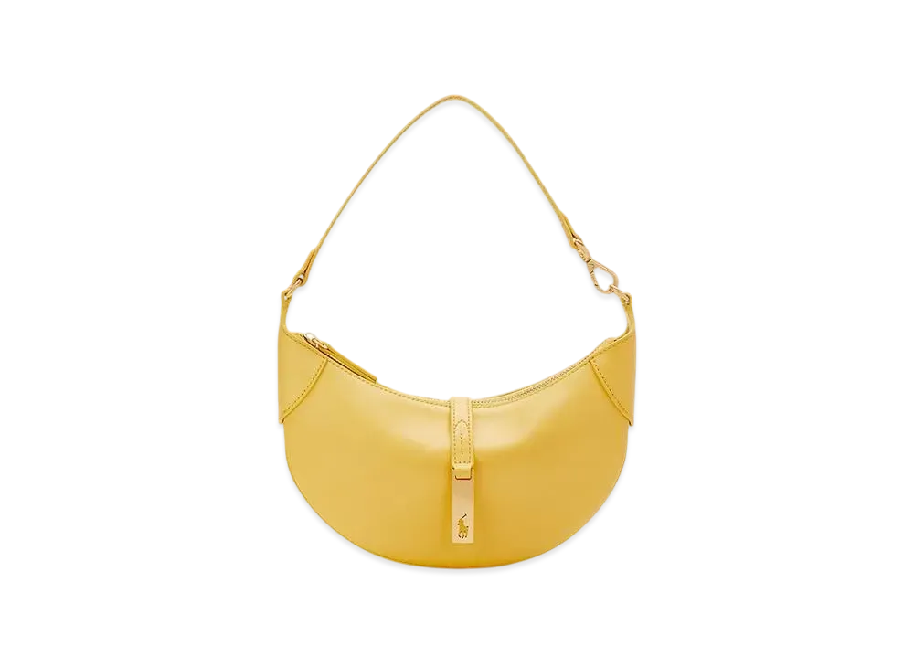 Polo Ralph Lauren Polo ID Calfskin Mini Shoulder Bag "Yellow"