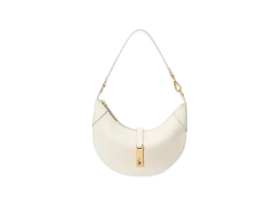 Polo Ralph Lauren Polo ID Leather Mini Shoulder Bag "White"