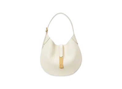 Polo Ralph Lauren Polo ID Small Leather Shoulder Bag "White"