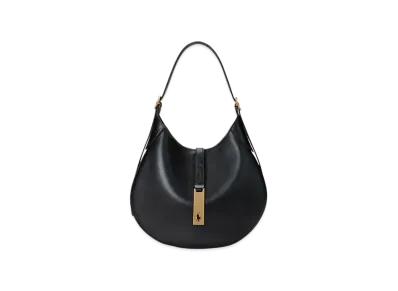 Polo Ralph Lauren Polo ID Leather Small Shoulder Bag "Black"