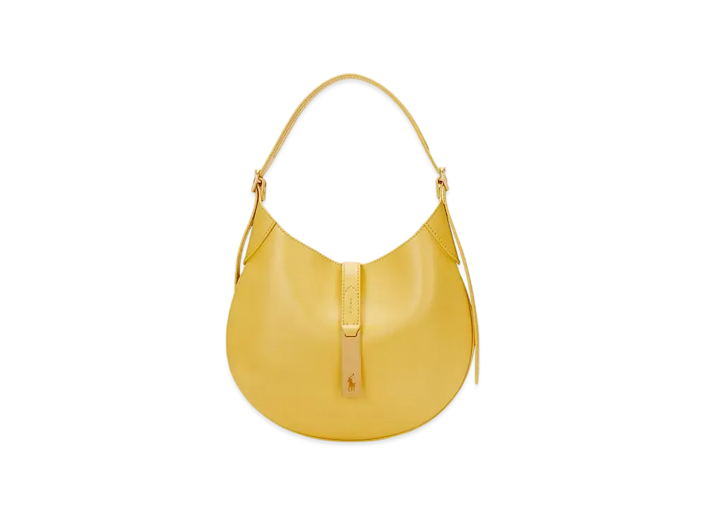 Polo Ralph Lauren Polo ID Leather Small Shoulder Bag "Yellow"
