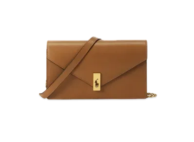 Polo Ralph Lauren Polo ID Leather Chain Wallet & Bag "Brown"