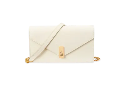 Polo Ralph Lauren Polo ID Leather Chain Wallet & Bag "White"