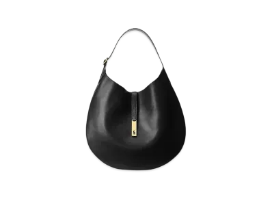 Polo Ralph Lauren Polo ID Large Calfskin Shoulder Bag "Black"