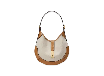 Polo Ralph Lauren Polo ID Canvas Small Shoulder Bag "Natural"