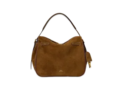 Polo Ralph Lauren Polo ID Suede Satchel "Brown"