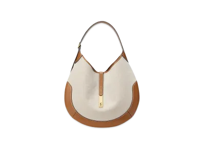 Polo Ralph Lauren Polo ID Canvas Large Shoulder Bag "Natural"