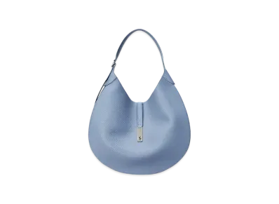 Polo Ralph Lauren Polo ID Leather Large Shoulder Bag "Blue"