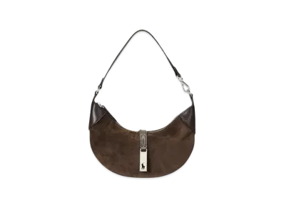 Polo Ralph Lauren Polo ID Suede Mini Shoulder Bag "Brown"