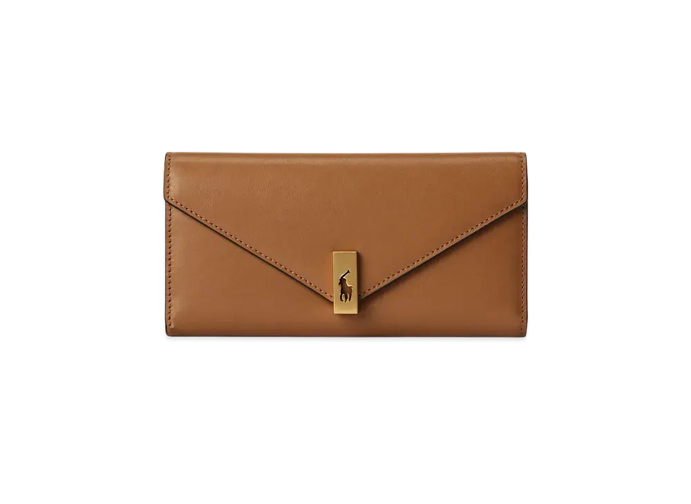 Polo Ralph Lauren Polo ID Leather Wallet "Brown"