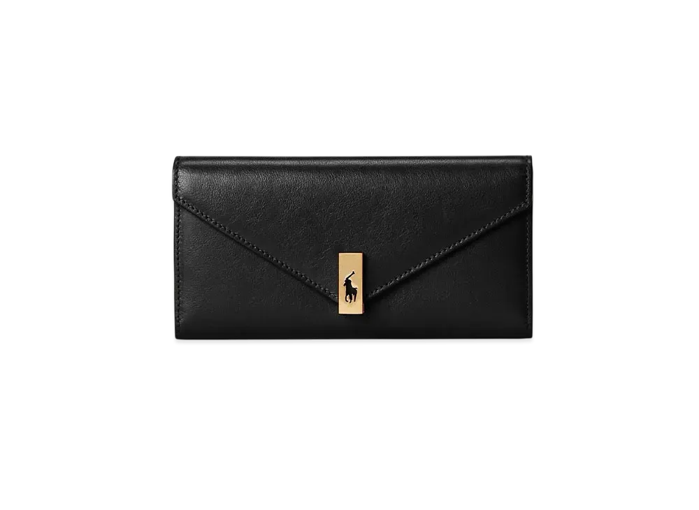 Polo Ralph Lauren Polo ID Leather Wallet "Black"