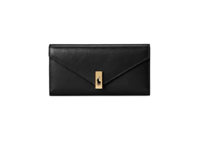 Polo Ralph Lauren Polo ID Leather Wallet "Black"