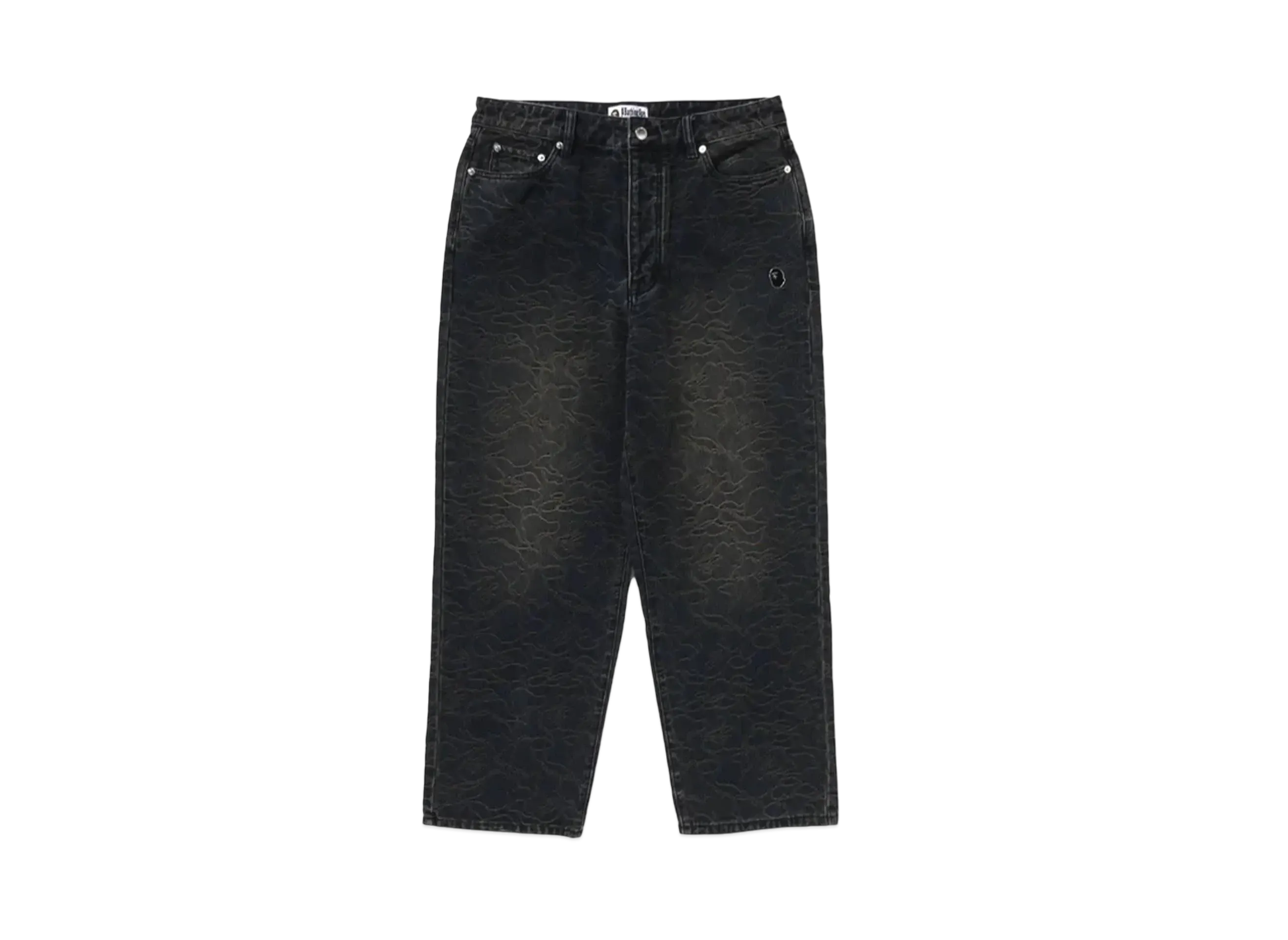 A BATHING APE Line Camo Jacquard One Point Relaxed Fit 13OZ Denim