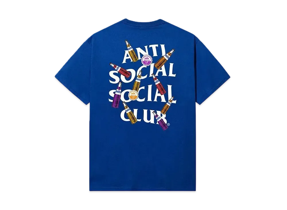 ANTI SOCIAL SOCIAL CLUB x FANTA Thirsty Tee "Royal"