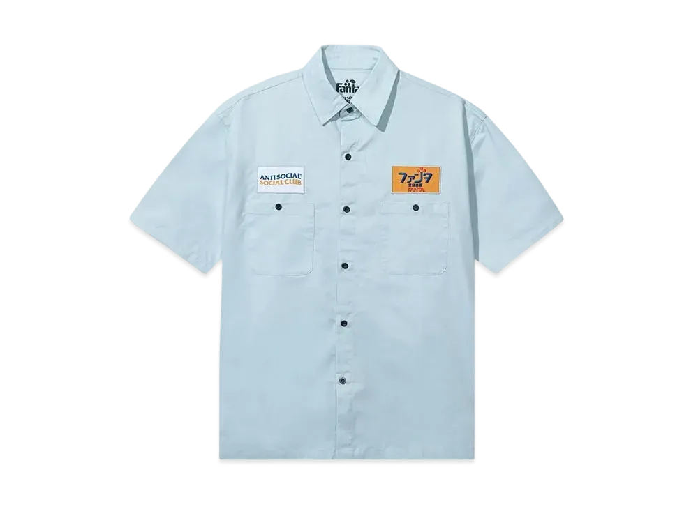 ANTI SOCIAL SOCIAL CLUB x FANTA Taste Work Shirt "Blue"