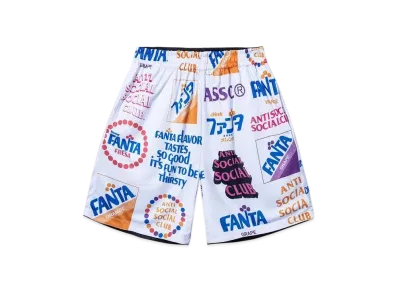 ANTI SOCIAL SOCIAL CLUB x FANTA Flavor Short "White/Black"