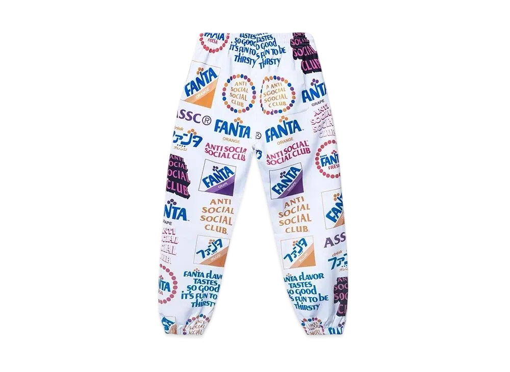 ANTI SOCIAL SOCIAL CLUB x FANTA Flavor Sweatpant "White"