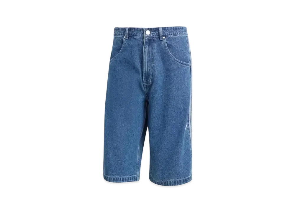 adidas Adicolor Denim Firebird Shorts "Medium Blue Denim"