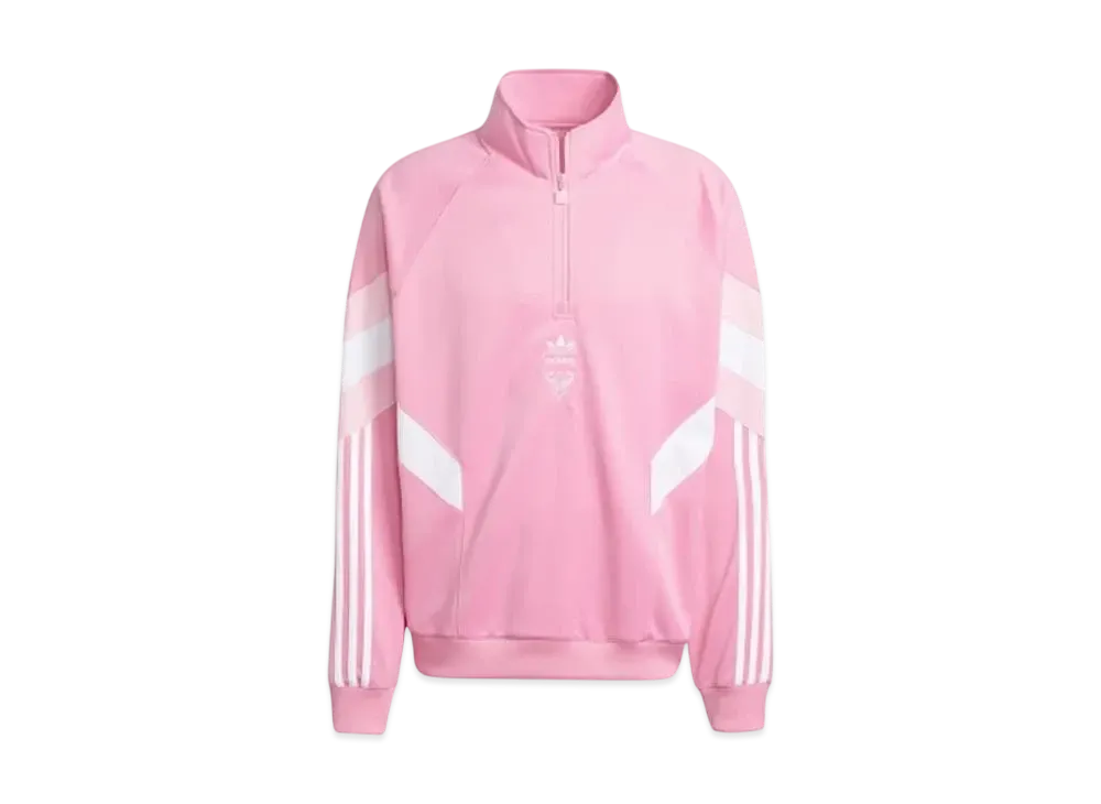 adidas Inter Miami CF Originals Half-Zip Crewneck Sweat "Easy Pink"