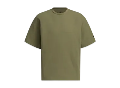 adidas Loose Fit Waffle Fabric Short Sleeve T-shirt "Olive Strata"